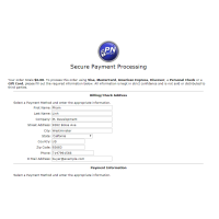 eProcessing Network payment page