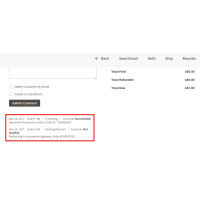 order notes