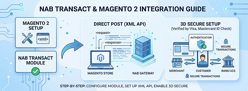 NAB Transact Magento 2 Integration Guide: Direct Post, XML API and 3D Secure Setup