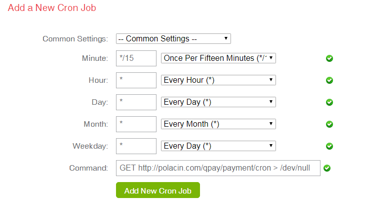 Magento 2 Setup a Cron Job in cPanel