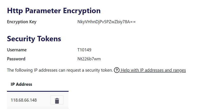 Payway Security Information