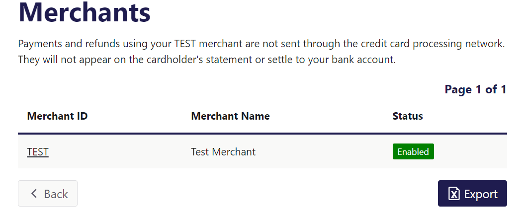 Westpac Payway Merchant Id