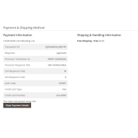 Magento 2 Bluedog Payment Gateway Transaction details