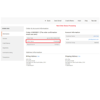 Magento 2 NAB Transact Order Status