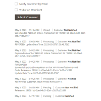 Magento 2 Network International Ngenius Payments - Order Notes