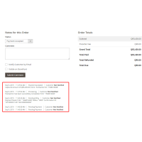 QPAY PayOne EZ Connect - Magento 2  Order notes