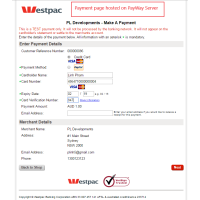Magento 2 Westpac Payway Net Page Page