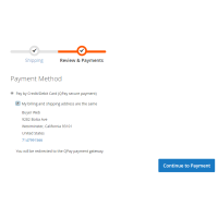 Qpay payments on Checkout Page