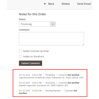 QIB Payment Magento 2 - Order Notes